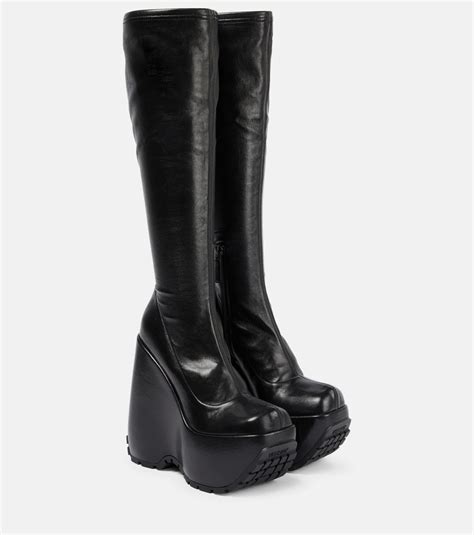 versace triplatform boots